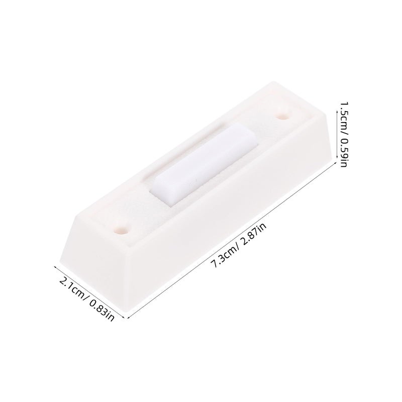 Vintage Push Button Doorbell Retro Plastic Decorative Wired Chime Replacement - Image 2