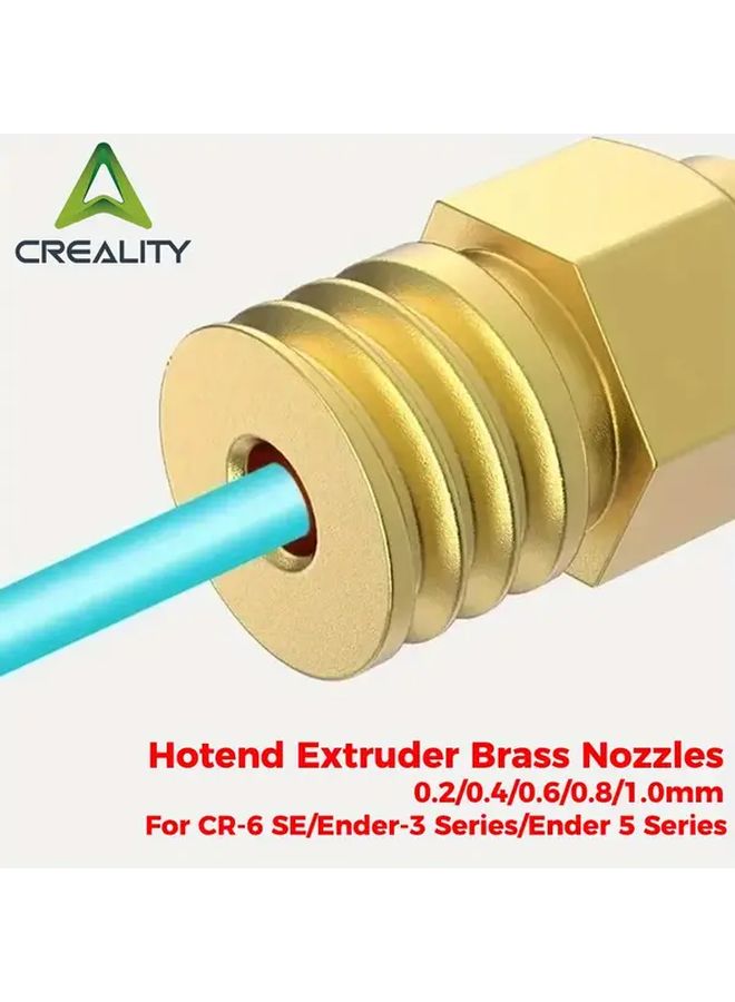 Creality 0 4mm 15PCS Brass Nozzle Set For CR 6 SE Ender 3 Ender 5 3D Printer - Image 3