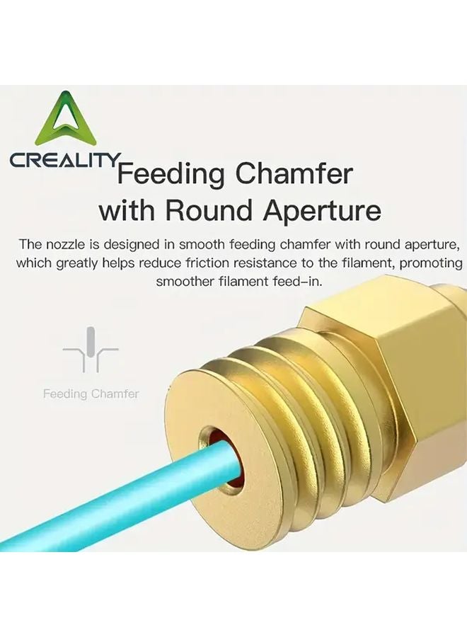 Creality 0 4mm 15PCS Brass Nozzle Set For CR 6 SE Ender 3 Ender 5 3D Printer - Image 4