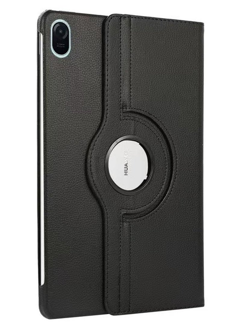 for HUAWEI MatePad 11.5 inch/Air 11.5 inch Case Cover, Multi-Angle Stand + 360 Rotating Bracket + Shockproof Leather Slim Protective Cover,Black - Image 1