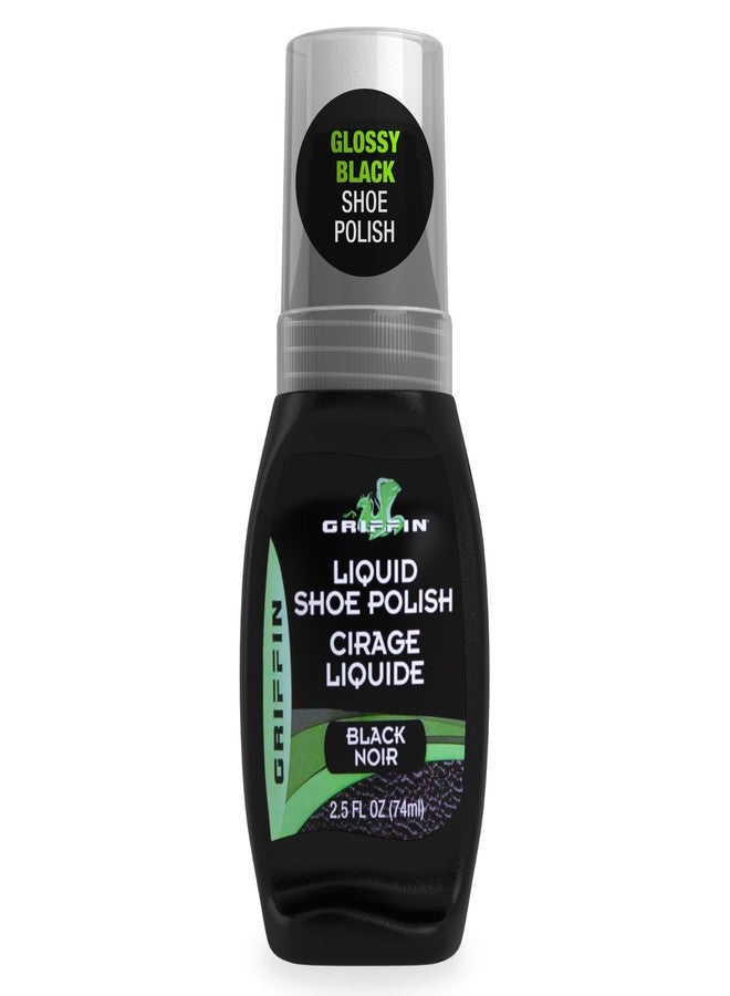 Griffin Shoe Care Company Liquid Polish 2.5 FL OZ Black - Image 1