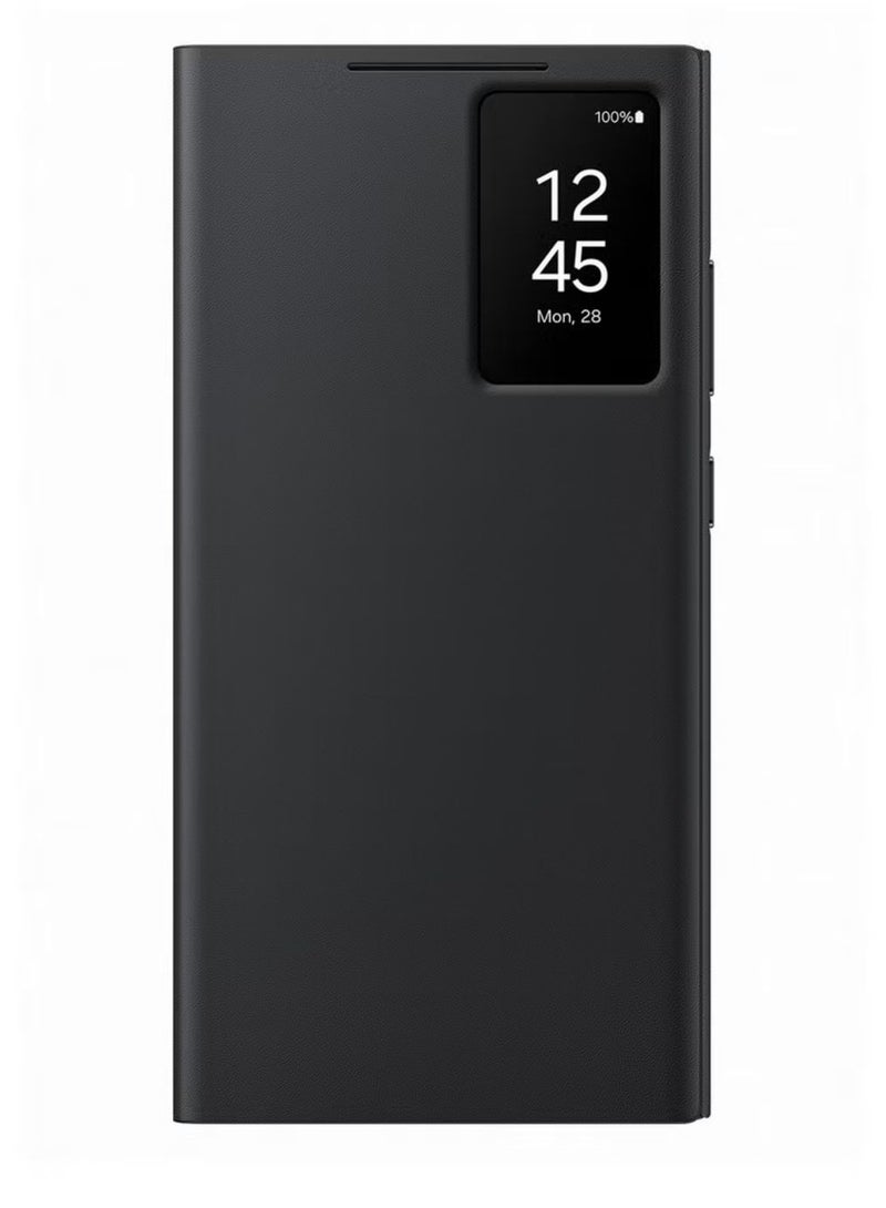 Galaxy S24 Ultra Smart View Wallet Case Black - Image 1