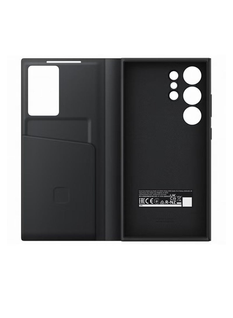 Galaxy S24 Ultra Smart View Wallet Case Black - Image 3