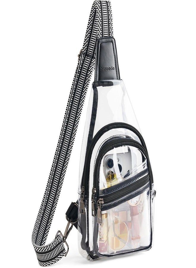 Mroede Clear Bag for Stadium Events Approved Clear Purses for Women Crossbody Transparent Bag Stadium Bags for Concert Sport - Image 1