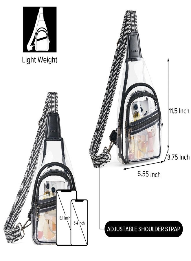 Mroede Clear Bag for Stadium Events Approved Clear Purses for Women Crossbody Transparent Bag Stadium Bags for Concert Sport - Image 4