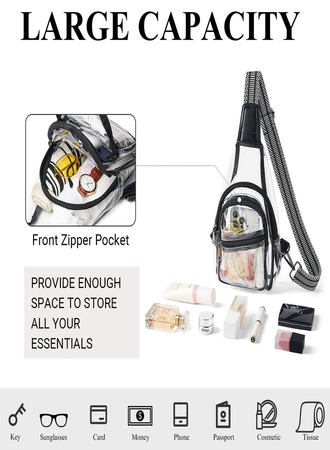 Mroede Clear Bag for Stadium Events Approved Clear Purses for Women Crossbody Transparent Bag Stadium Bags for Concert Sport - Image 5