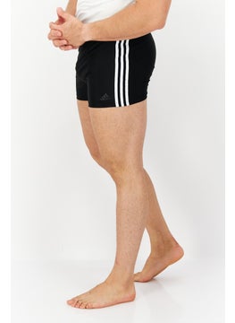 Adidas Men Sportswear Fit Swimming Trunks, Black/White  - Image 2