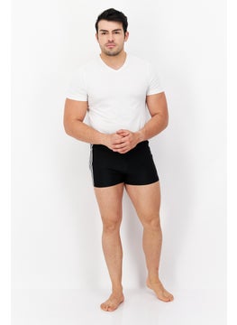 Adidas Men Sportswear Fit Swimming Trunks, Black/White  - Image 4