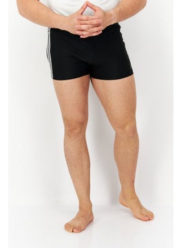Adidas Men Sportswear Fit Swimming Trunks, Black/White  - Image 1