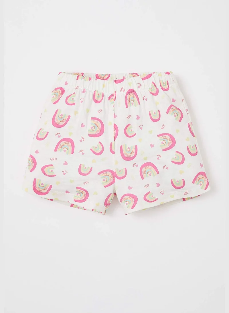 DeFacto Regular Fit Sleeveless Printed Pyjama Set