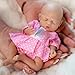 Vollence 7 inch Mini Preemie Full Body Silicone Baby Girl Doll Lifelike Tiny Small Reborn Babies Dolls Surprice Children AntiStress for Kids - Image 2