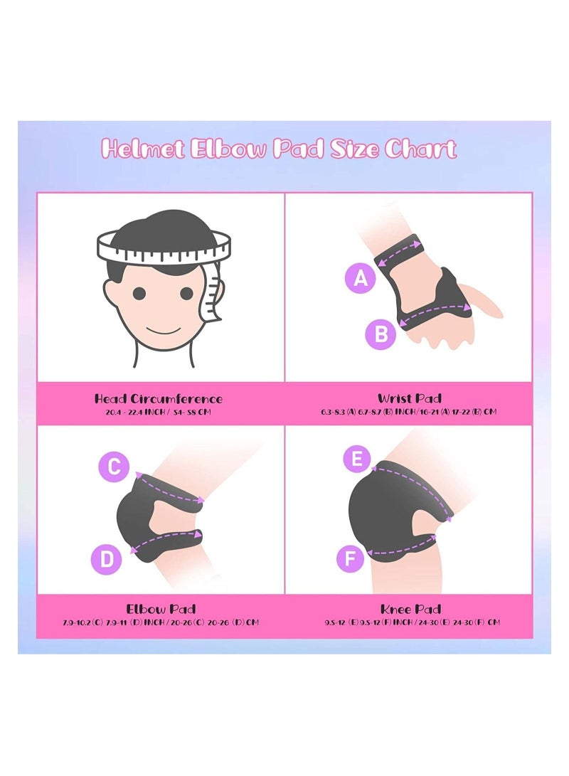 Adjustable Helmet and Protective Gear Set for Youth Boys and Girls Ages 3-8, Suitable for Skateboarding, Biking, Roller Skating, Cycling, and Scooting  - Image 5