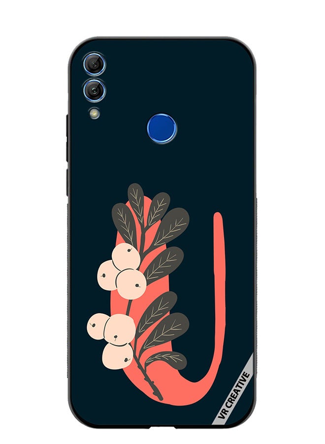 Protective Case Cover For Honor 10 Lite Alphabet U Design Multicolour