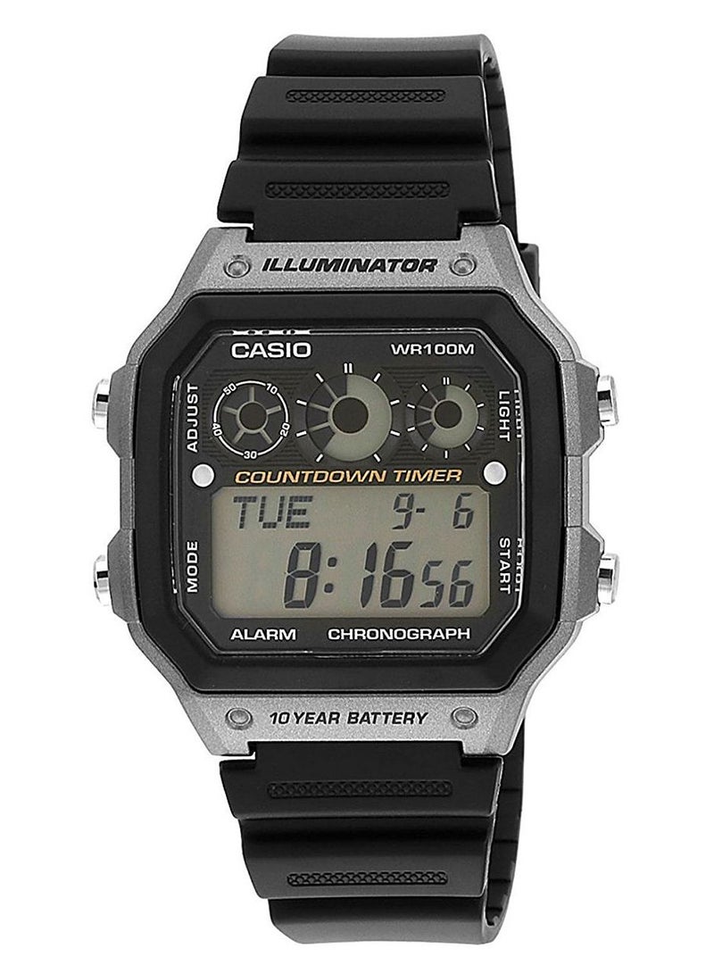 CASIO Men Digital Quartz Watch AE-1300WH-8AVDF - 45 mm - Black - Image 1