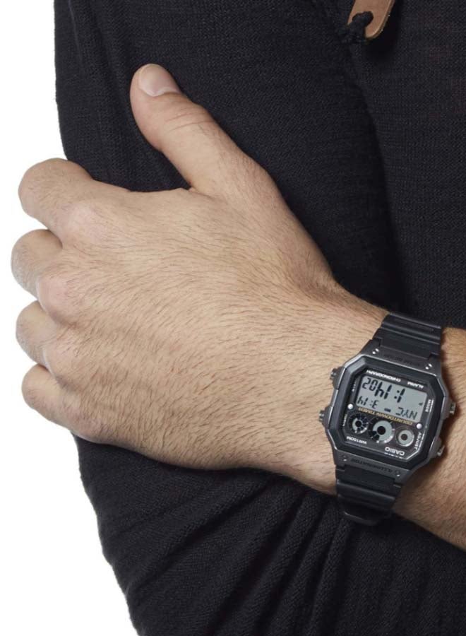 CASIO Men Digital Quartz Watch AE-1300WH-8AVDF - 45 mm - Black - Image 4