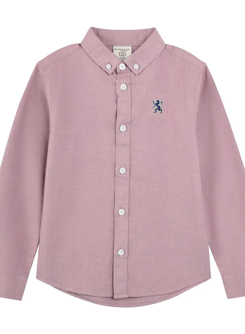GIORDANO Kids' Cotton Oxford Shirt