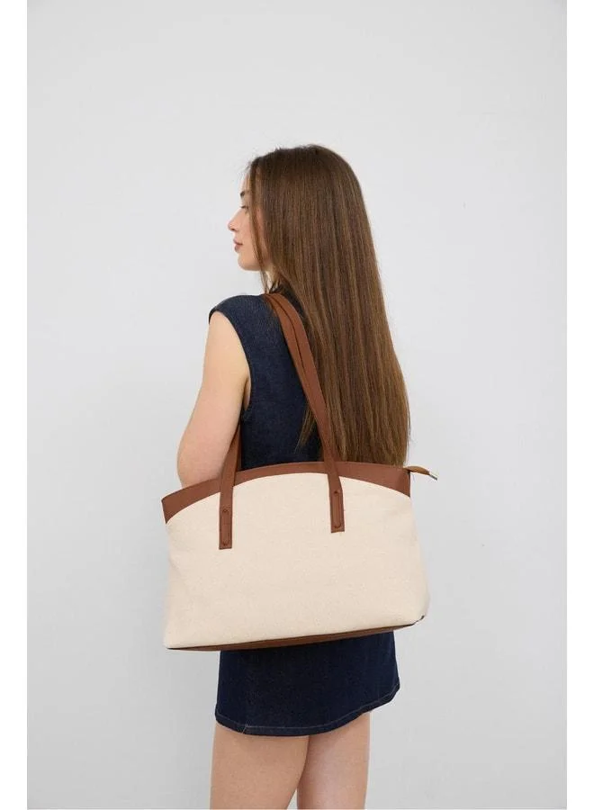 Shule Bags  Citta Canvas Tote Bag Taba. for Women | Best Price UAE
