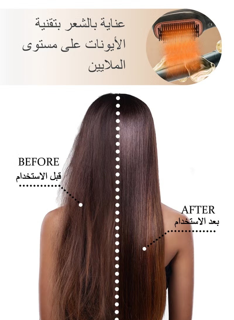 Hair styling Brush With Two Brushes, 1200 Watts-2131 - Image 3