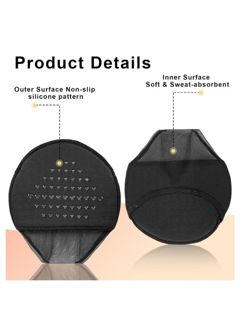 أوزيغالور 10 عبوات جوارب نسائية بمقاس 6-9، جوارب نسائية نصف مبطنة ومزودة بحشوة ومقبض للكعب العالي - Image 5