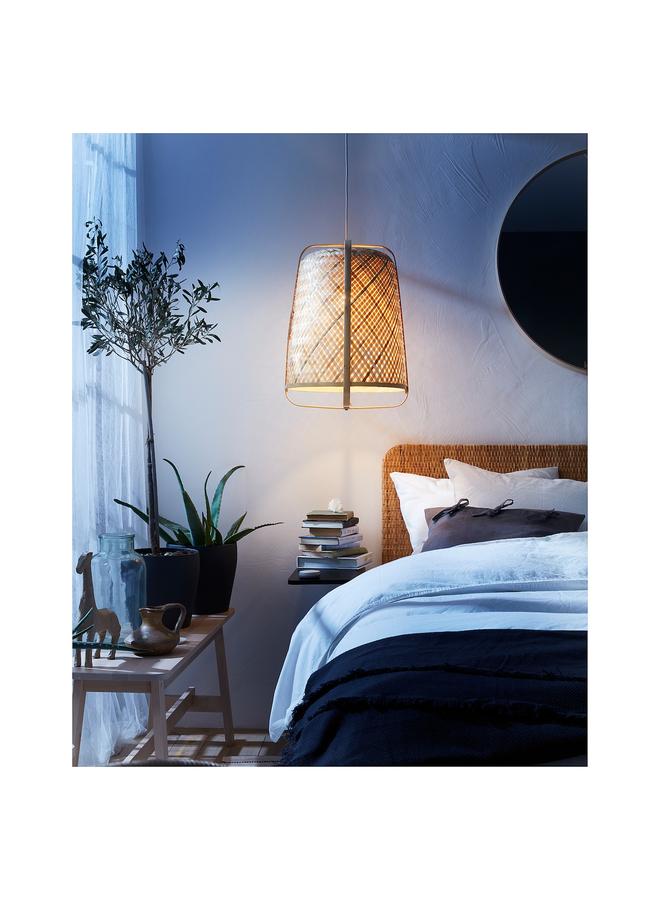 Zaboon Pendant lamp, bamboo/handmade, 40 cm - Image 2