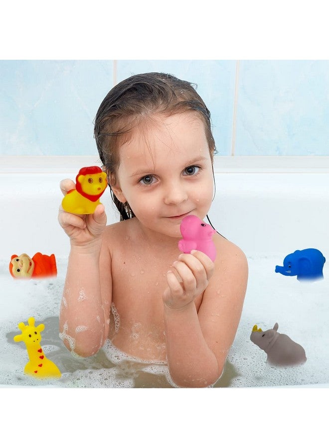 ArtCreativity Vinyl Zoo Animals, Pack of 12 Assorted Squeezable Toys, Safari Birthday Party Favors for Kids, Fun Bath Tub and Pool Toys for Children, Educational Learning Aids for Boys and Girls - Image 4