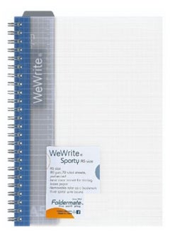 Foldermate 70-Sheet A5 Size Spiral Notebook With Removable Ruler  - Image 1