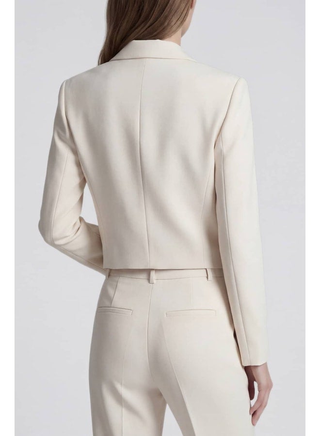 Masha&Kate Ecru Short Blazer Jacket. - Image 2