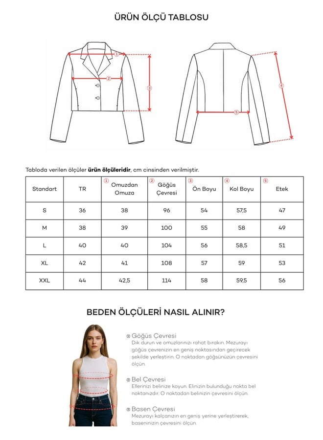 Masha&Kate Ecru Short Blazer Jacket. - Image 3