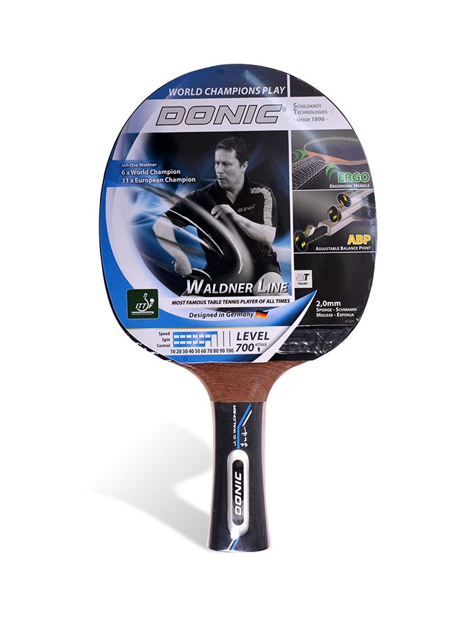 DONIC Waldner 700 Table Tennis Bat – Professional Ping Pong Paddle with 5-Ply Wood Blade, High-Grip ITTF-Approved Rubber, Advanced Speed, Spin & Control for Competitive & Recreational Players - Image 1