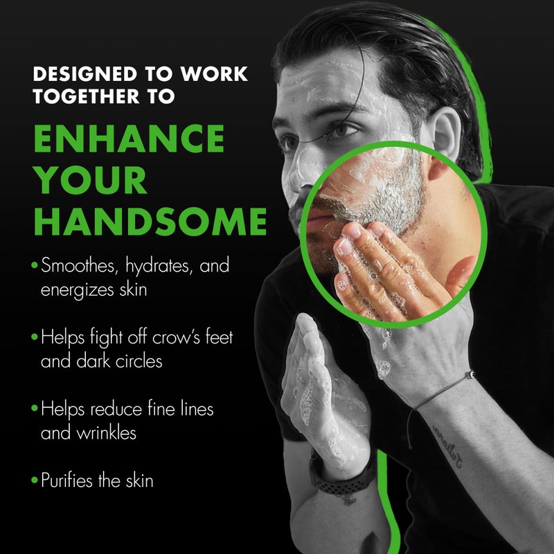 Tiege Hanley Skin Care Set for Men, Rejuvenation Routine, System Level 5, Face Wash, Scrub, Moisturizers, Eye Cream, Serum, Clay Mask, & Retinol Stick for Healthy Skin, Menâ€™s Skin Care, 8 Piece Kit - Image 3