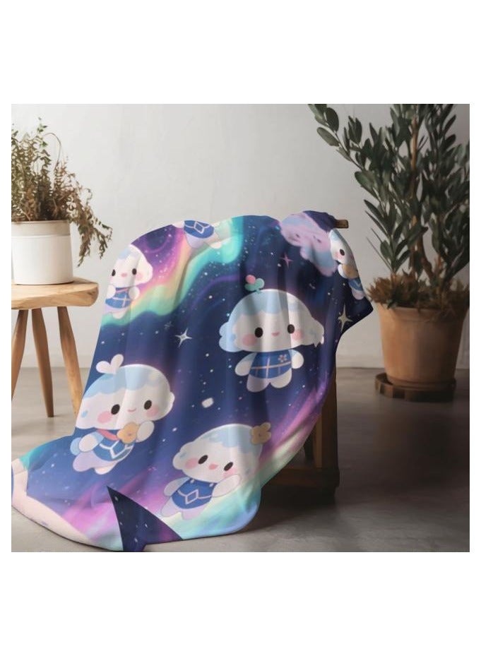 general Flannel thin blanket (warm and comfortable, suitable for sleep, gaming, dust removal and sandproof) 150cm*200cm - 353 - Image 1