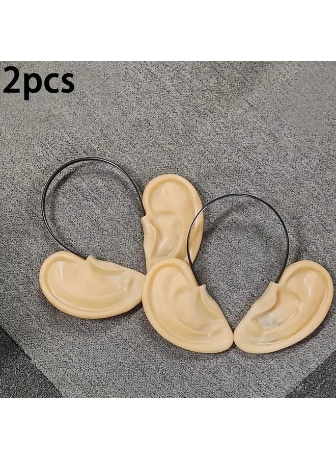 قطعتان عصابات رأس للأذن بحجم كبير، إكسسوار زي ممتع، هدية فريدة - Image 1