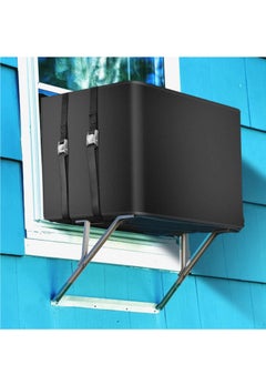 SYOSI Waterproof Insulated Outdoor Window Air Conditioner Cover for Outside AC Unit Dust-Proof Waterproof AC Cover Outdoor Window AC Protection Cover , 17x 13x 12 Inches (Wx Hx D)- Black  - Image 1