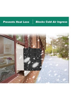 SYOSI Waterproof Insulated Outdoor Window Air Conditioner Cover for Outside AC Unit Dust-Proof Waterproof AC Cover Outdoor Window AC Protection Cover , 17x 13x 12 Inches (Wx Hx D)- Black  - Image 4
