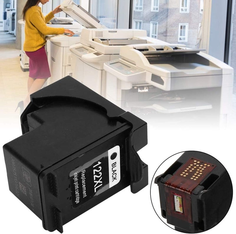 Compatible for h0 p 122 Toner Cartridge Replacement, Remanufactured Ink Cartridges, Ink Cartridge Fillable Printer Accessories for h0 p Deskjet1000 1050 2000 2050 2510(Black), Remanufactured Ink Cart - Image 5