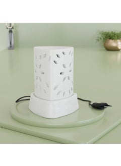 Medhini Medhini by Earth Store Small Whisper Electric Ceramic Aroma Diffuser Fragrance Humidifier Aroma Oil Burner for Office Home Dcor Aromatherapy White  - Image 1