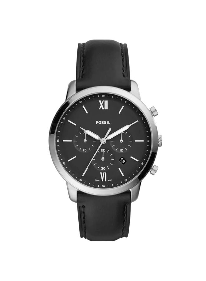 فوسيل Men Leather Chronograph Wrist Watch FS5452 - Image 1