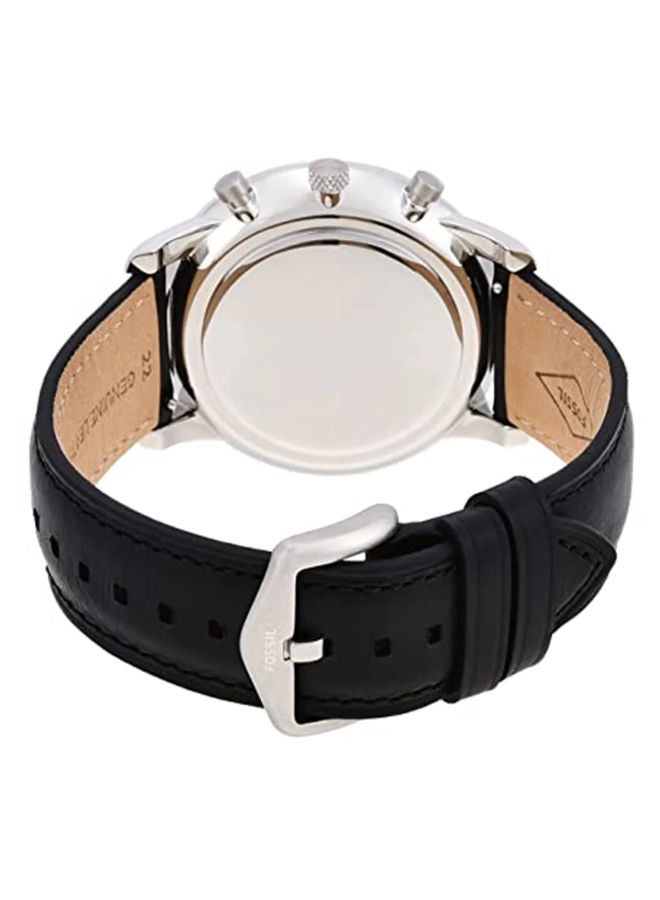 فوسيل Men Leather Chronograph Wrist Watch FS5452 - Image 2