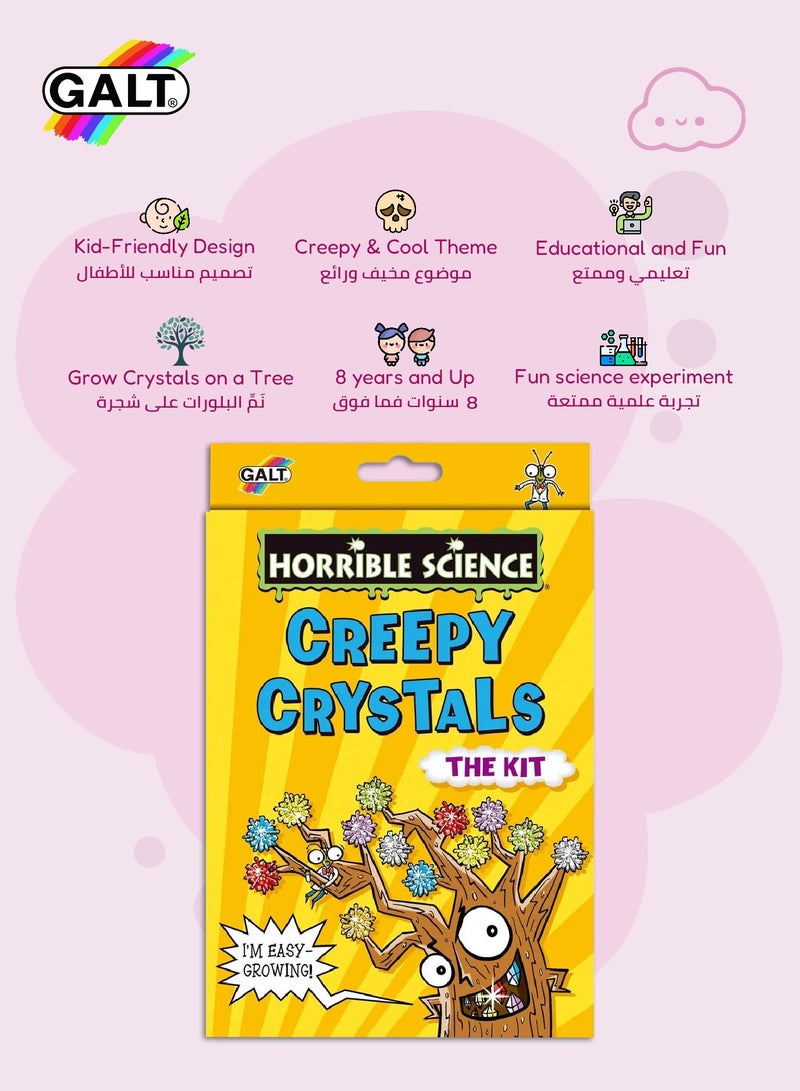 Galt Toys Science Kit for Kids | Creepy Crystal Tree Kit | Grow Your Own Crystals | Educational STEM Toy | 8 Years and Up | Includes Crystals, Petri-Dish, and More | 25.5 x 19.5 x 6 cm - Image 3