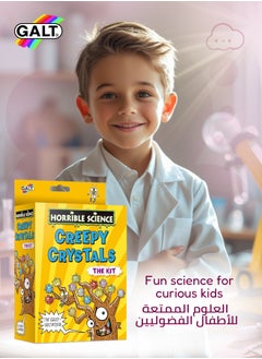 Galt Toys Science Kit for Kids | Creepy Crystal Tree Kit | Grow Your Own Crystals | Educational STEM Toy | 8 Years and Up | Includes Crystals, Petri-Dish, and More | 25.5 x 19.5 x 6 cm  - Image 4