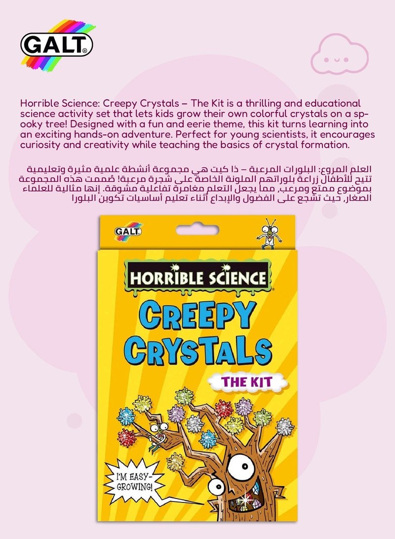 Galt Toys Science Kit for Kids | Creepy Crystal Tree Kit | Grow Your Own Crystals | Educational STEM Toy | 8 Years and Up | Includes Crystals, Petri-Dish, and More | 25.5 x 19.5 x 6 cm - Image 5