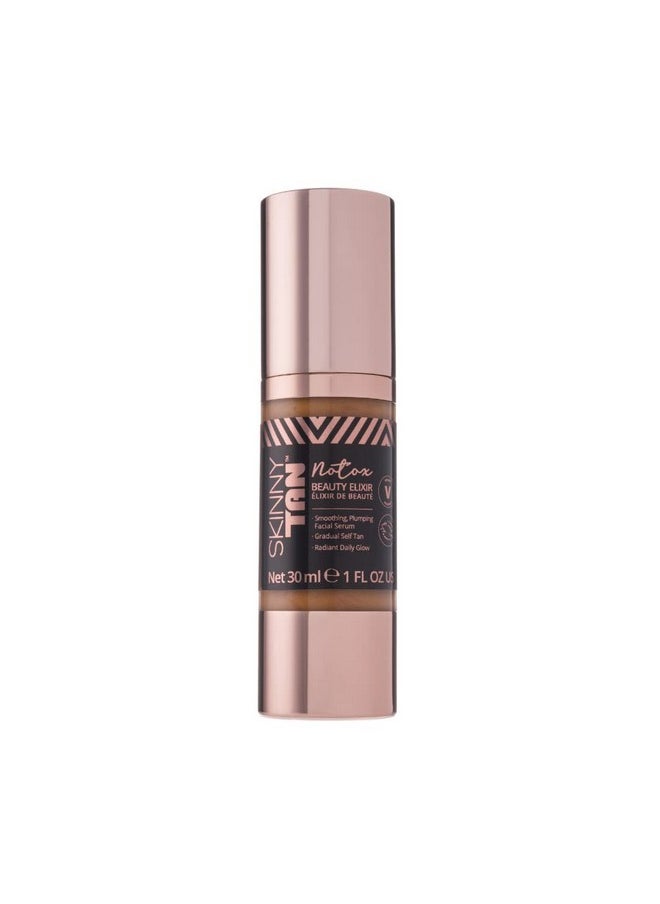 Skinny Tan - Notox Beauty Elixir Facial Serum Lightweight Easy To Use Formula Delivers Smoother Looking Skin In Less Than One Hour Calms And Hydrates Dermatologically Tested 1 Oz - Image 1