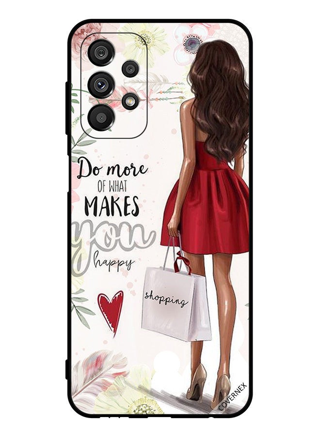 Covernex Protective Case Cover For Samsung Galaxy A23 5G Do More Of What Makes You Happy - Image 1