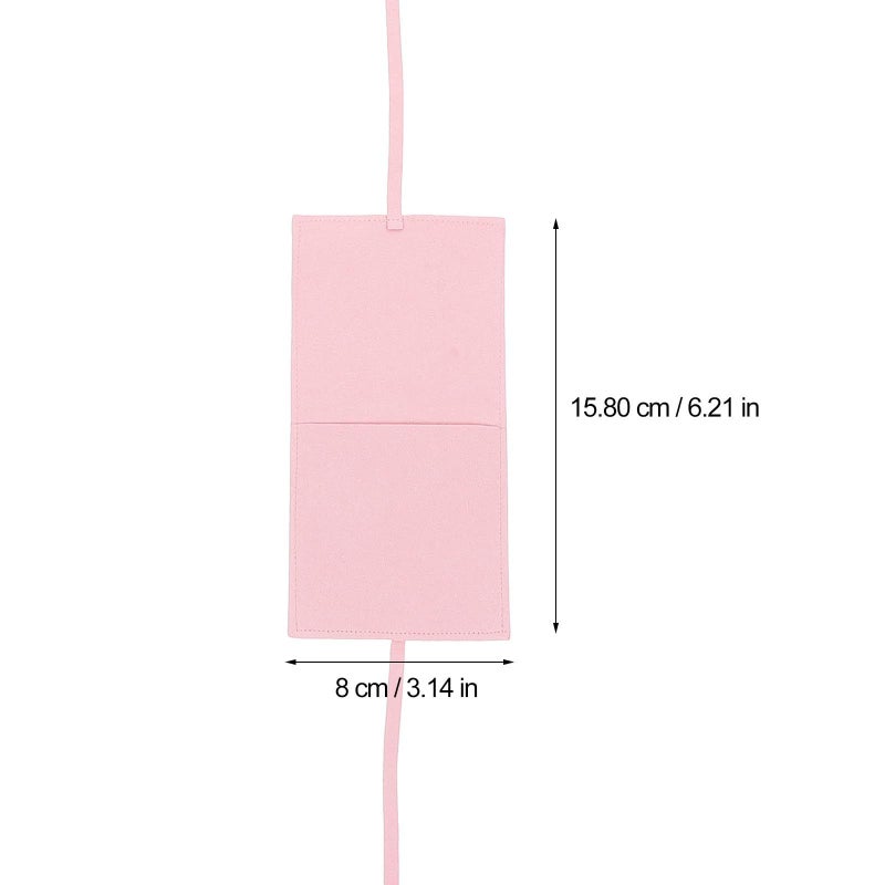 Lurrose 4pcs Small Jewelry Pouches Set Portable Ultra-Fine Fiber Storage Travel Organizer for Women - Image 3