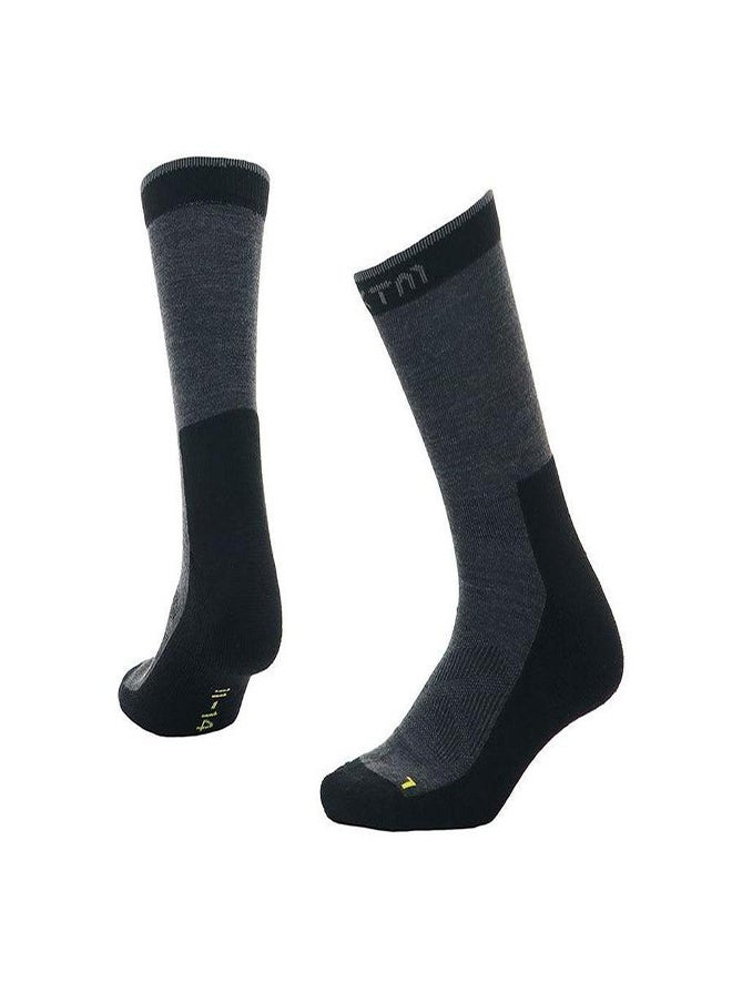 XTM XTM by ADVENTURE HQ Tanami II Sock - Black | Non-slip Comfort Band | 40% Australian Merino 40% Acrylic 15% Polyester 5% Elastane 