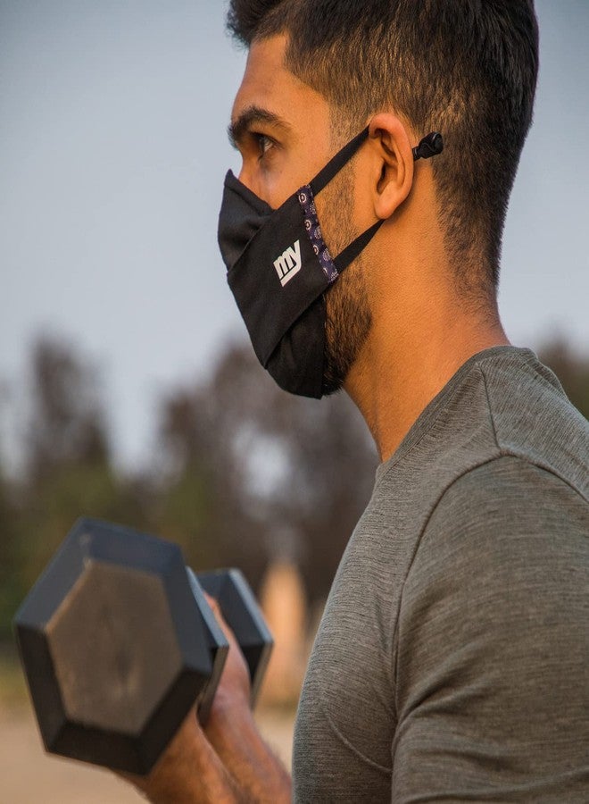 ماي كمامات MY Series-3 مع حقيبة BREATHE FREE - تدوم الكمامة لمدة 180 يومًا مع غسلة واحدة فقط أسبوعيًا: المقاس - صغير - Image 4