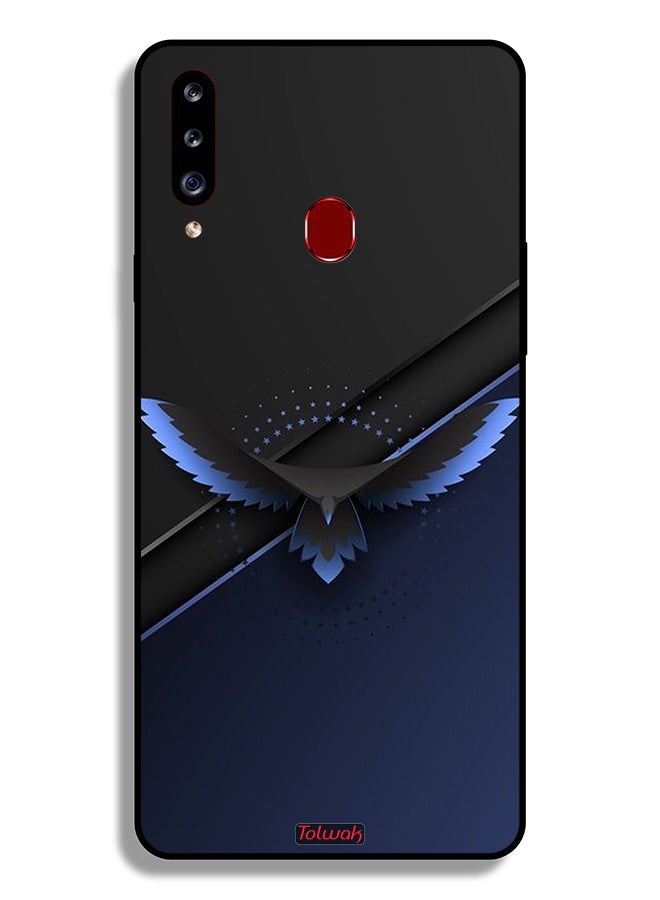 Tolwak Samsung Galaxy A20s Protective Case Cover Eagle Digital Abstract Art - Image 1