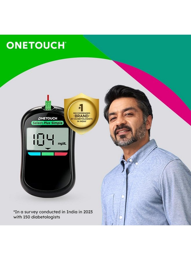 ONETOUCH OneTouch Select Plus Test Strips | 2 Packs of 50 Strips each (total 100 Strips) | Blood Sugar Test Machine Testing Strips | Global Iconic Brand | For use with OneTouch Select Plus Simple Glucometer - Image 2