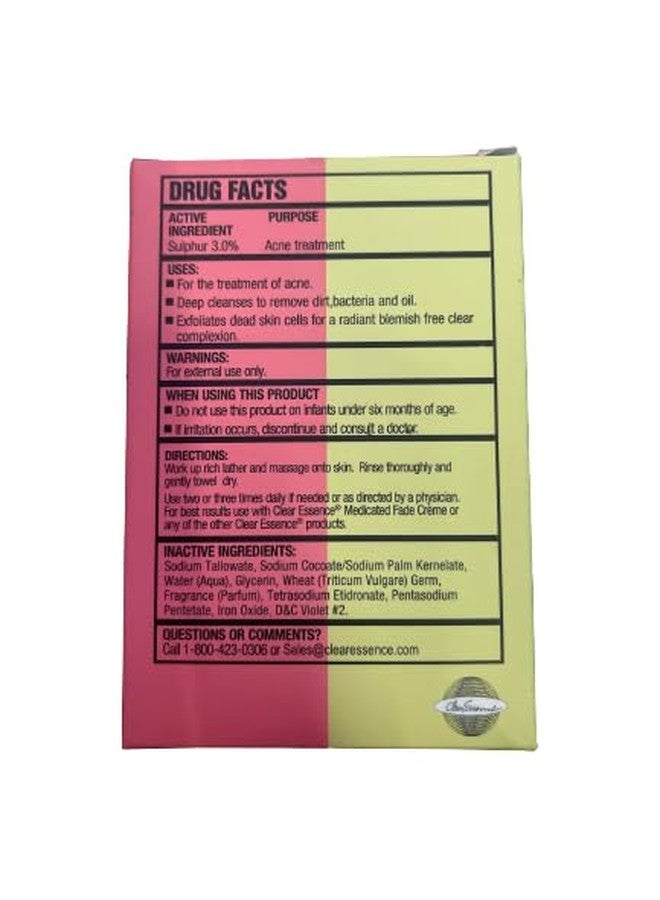 Clear Essence Medicated Cleansing Bar+Exfoliants 4.7oz by Clear Essence - Image 2