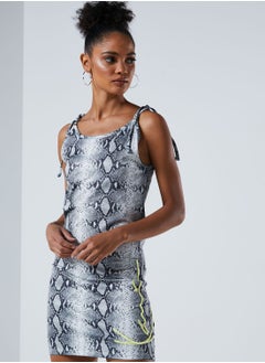 Karl Kani 90'S Signature Snake Print Dress  - Image 1